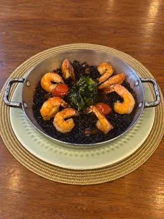 Black Rice with Shrimp