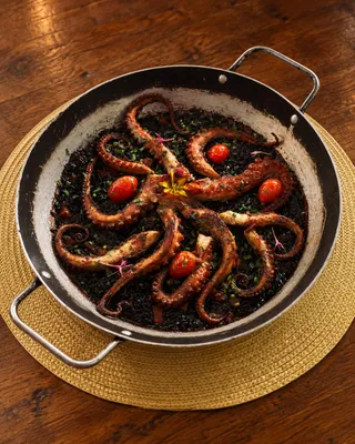 Black Rice with Octopus