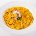 Pasta with Truffle Oil - Scallop