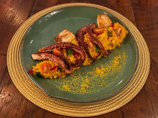 Creamy Rice - Fish and Octopus