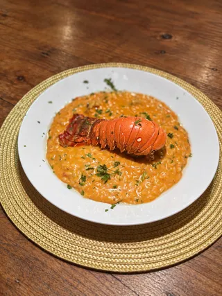 Risotto with Lobster Tail